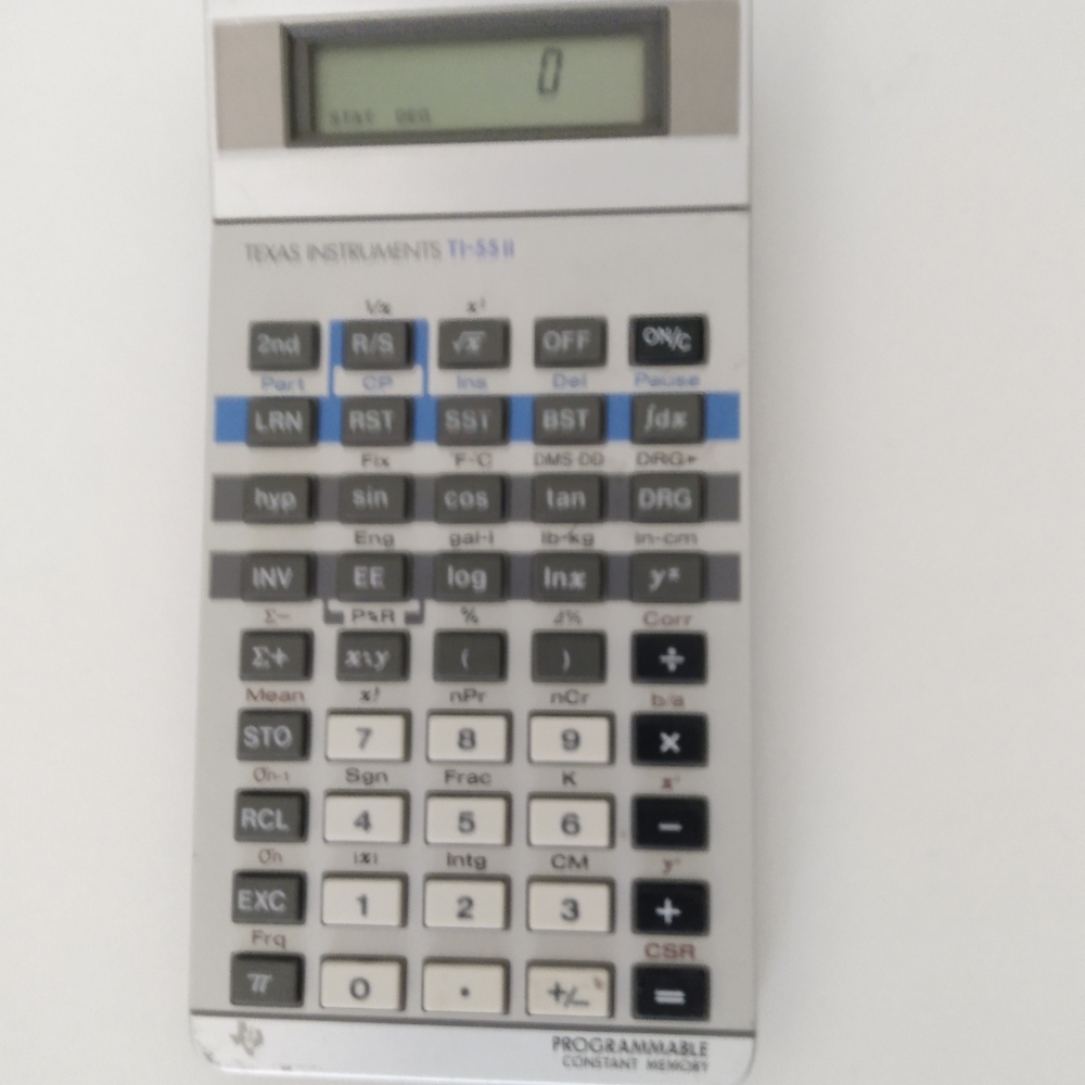Texas Instruments TI-55-II Calculator with Case - Picture 4 of 9